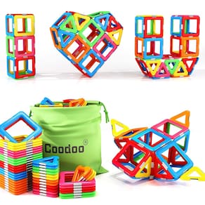 Blocos magnéticos Coodoo atualizou Tough Tile de 3 anos para crianças com mais de 3 anos