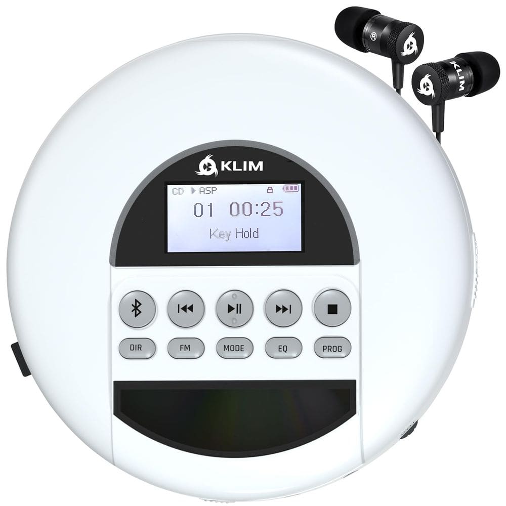 Leitor de CD portátil KLIM Nomad com bateria de longa duração