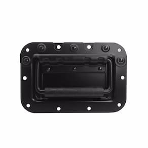 Kit 10 Alça Embutida Retratil Para Case Com Bandeja Black