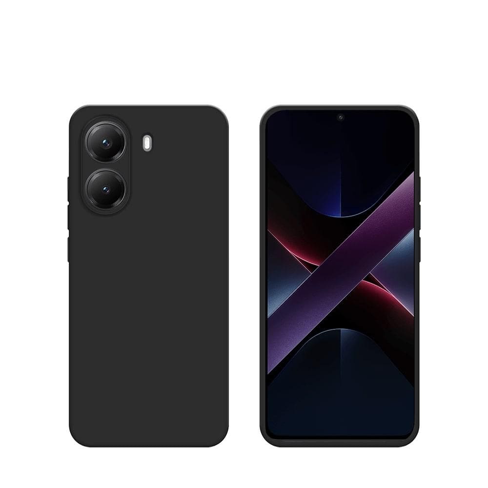Capa de Silicone para Smartphone POCO X7 PRO, Preto