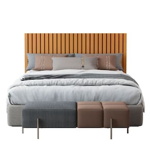 Cabeceira Ripada Para Cama Box Casal Padrão Queen