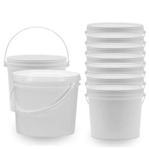 Balde Para Cachorro 1.8 Litros Branco 7 Pçs