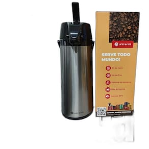Garrafa Térmica Monaco Unitermi 2,5L Inox Alavanca Grande