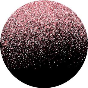 Painel Redondo 3D Sublimado Efeito Glitter Frd-5499