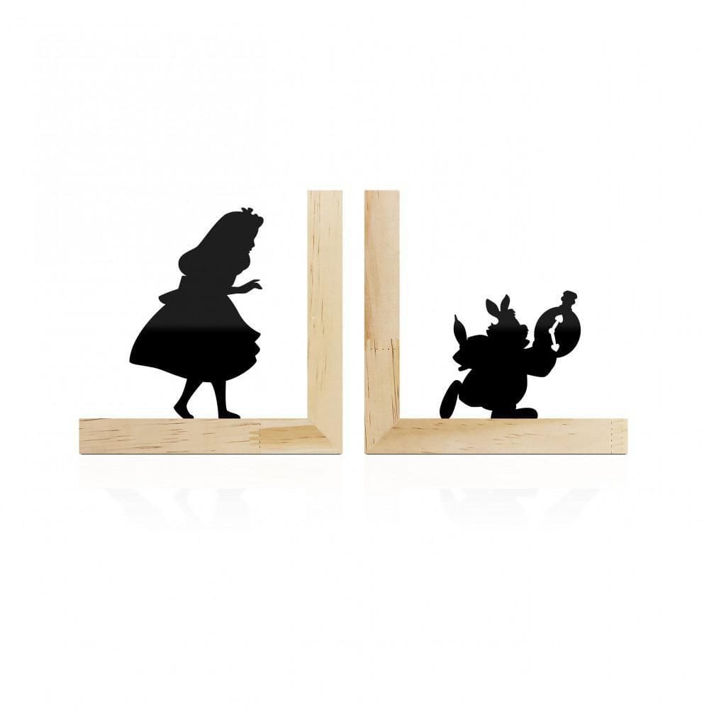 Aparador Porta Livros Pinus Alice No Pais Das Maravilhas