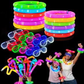 Suprimentos de lembrancinhas para festas Glow in the Dark Kids 24 unidades Leetous