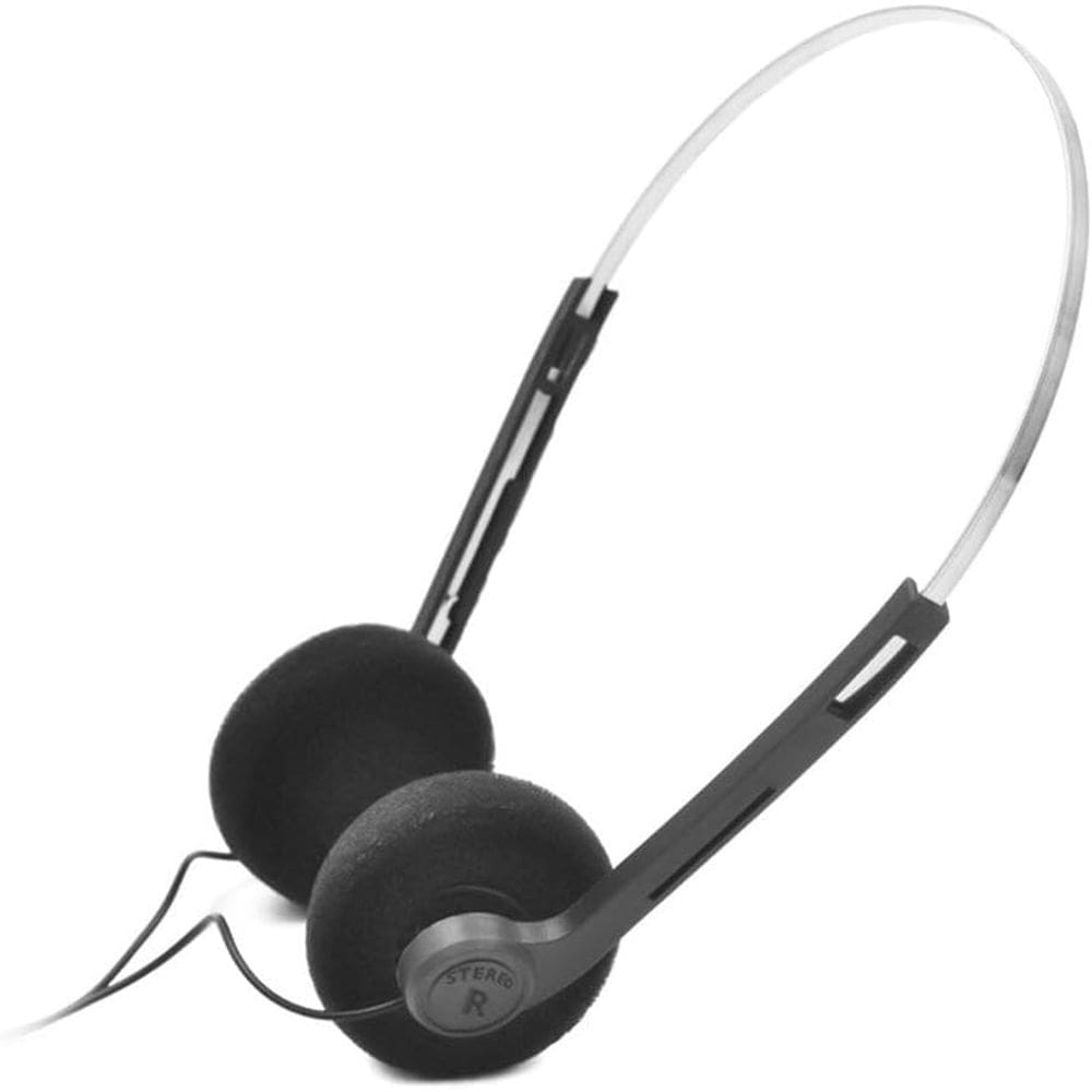 Fones de ouvido BWESOO Retro Over-Ear Fones de ouvido pretos