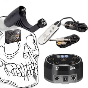 Kit Trio Electra Pop Com Fonte Aurora Trio Tattoo Tatuagem