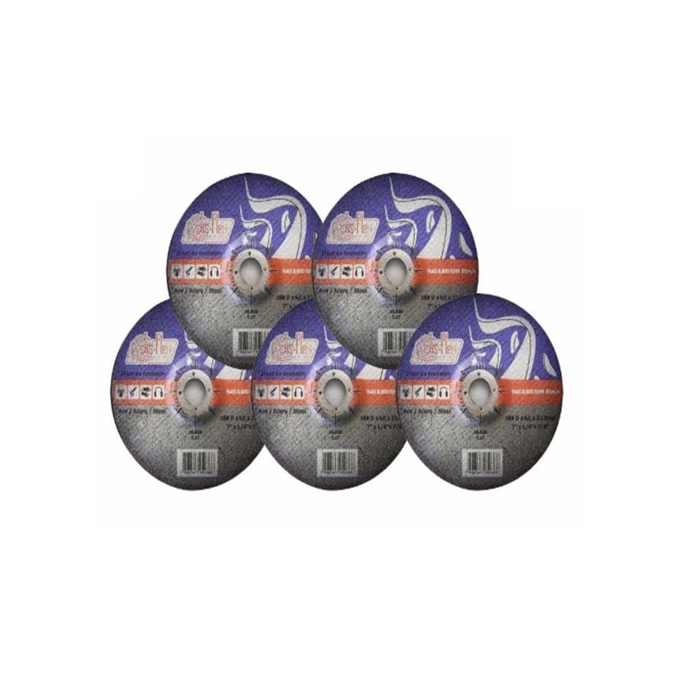 Disco De Desbaste 7 Pol. Ø180X6,4X22Mm Kit 5 un