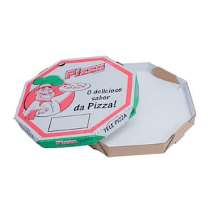 Kit 6 Pacotes Emb. Oitav. P/ Pizza N. 35 C/ 150 Un. Timbrada