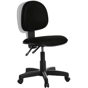 Cadeira Escritório Ergonômica Rcp Preto - Crepe