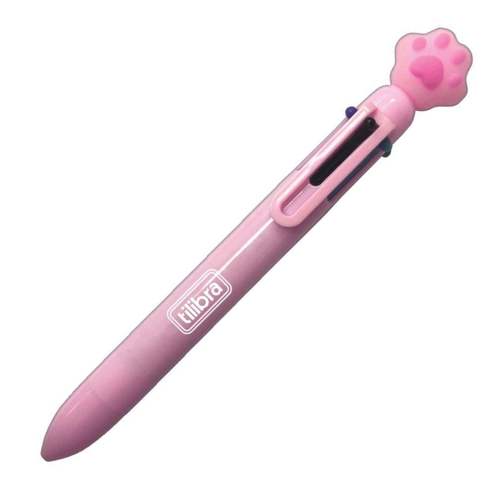 Caneta Esferográfica Patinha Purrfect Rc6 Tilibra - C- 6 Cores