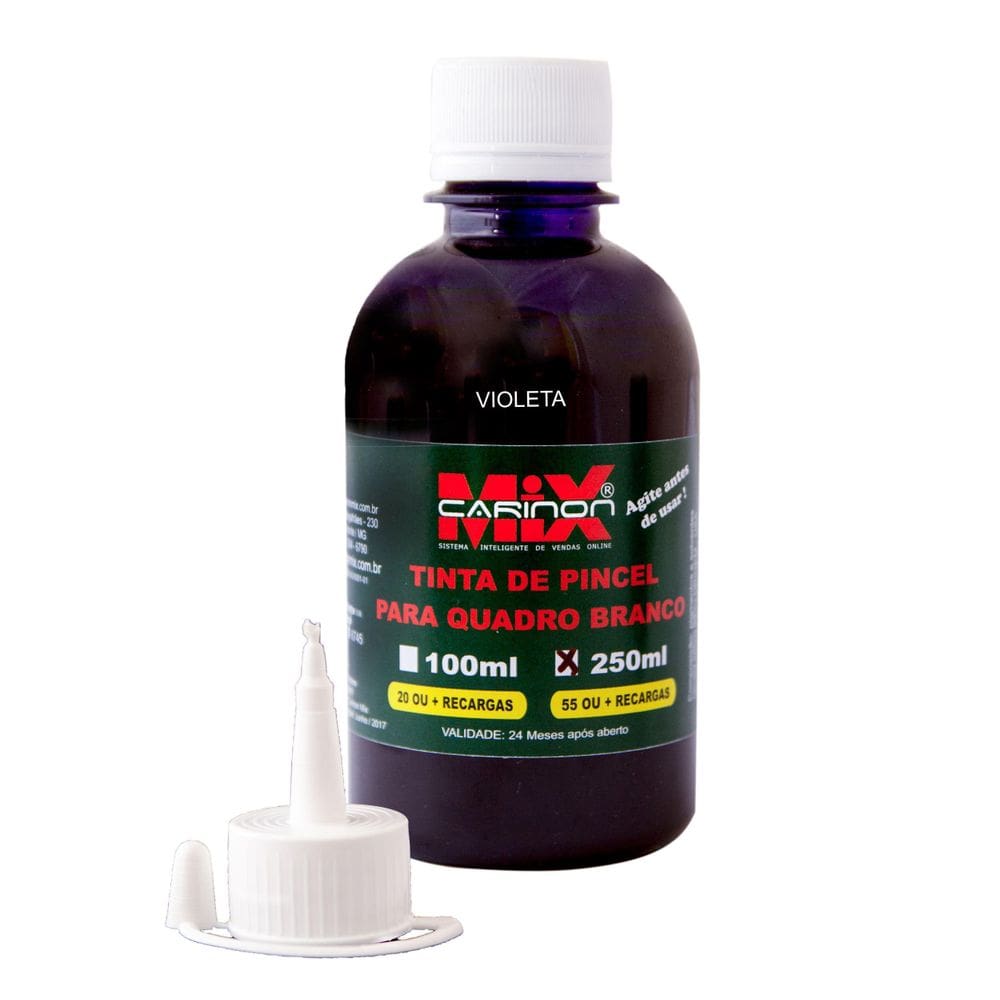 Tinta De Marcador Para Quadro Branco 250Ml Roxo Não Mancha