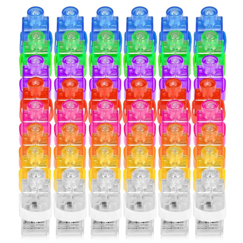 Finger Lights CALIFORNIA CADE ELECTRONIC 50 unidades e 8 cores