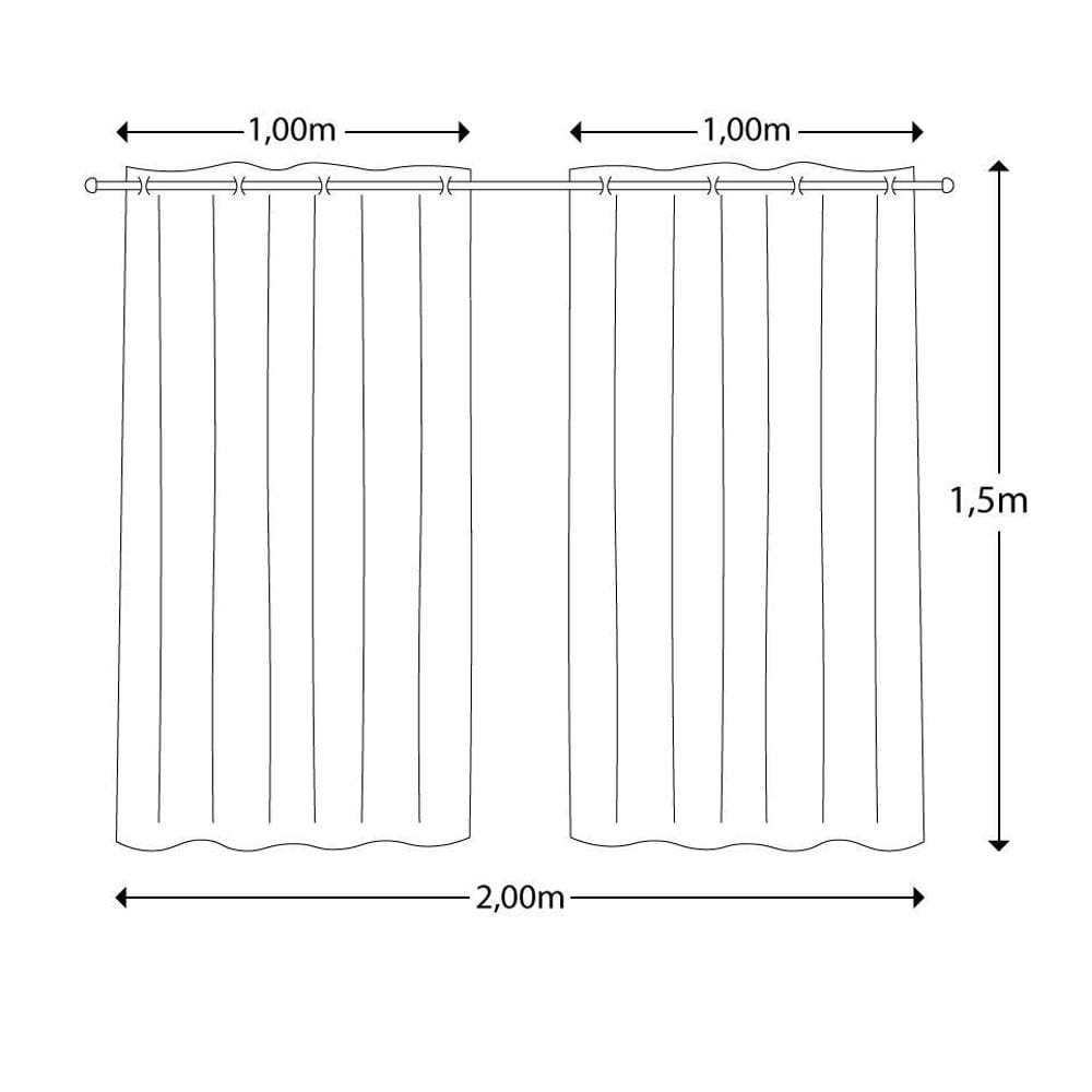 Cortina Infantil Para Quarto Safari Carrinho 2,00X1,50
