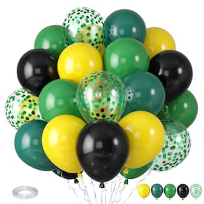 Balloon Paready Green and Yellow Tractor Football Theme x35