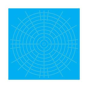 Stencil Tamako Mandala Linhas - 30X30Cm - Ref 9601