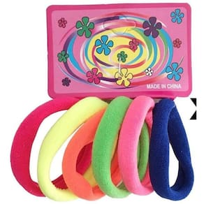 144 Unidades Elástico De Cabelo Rabicó Xuxinha Colorido Neon