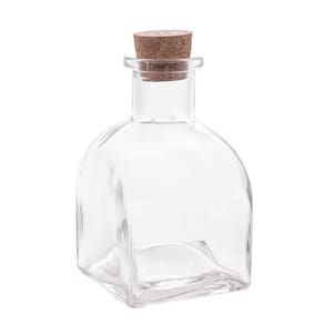 Porta Mantimento de Vidro com Rolha 110ml- Lyor