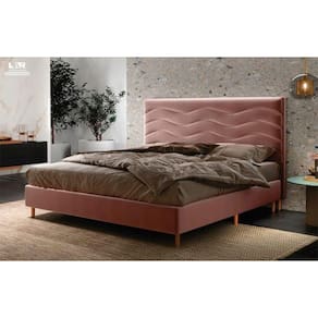 Cabeceira Madrid Queen 156 Cm Suede Meu Sofá Online Rosa