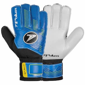 Luva de Goleiro Poker Training Neo - Azul e Amarelo