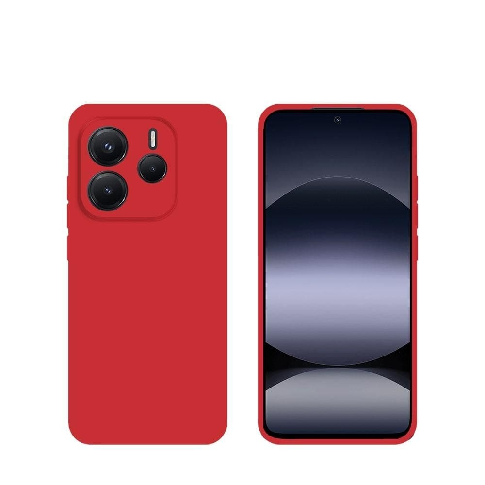 Capa Protetora para Redmi Note 14 5G, Vermelho