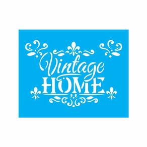 Stencil Tamako Vintage Home - 20X25Cm - Ref 9059