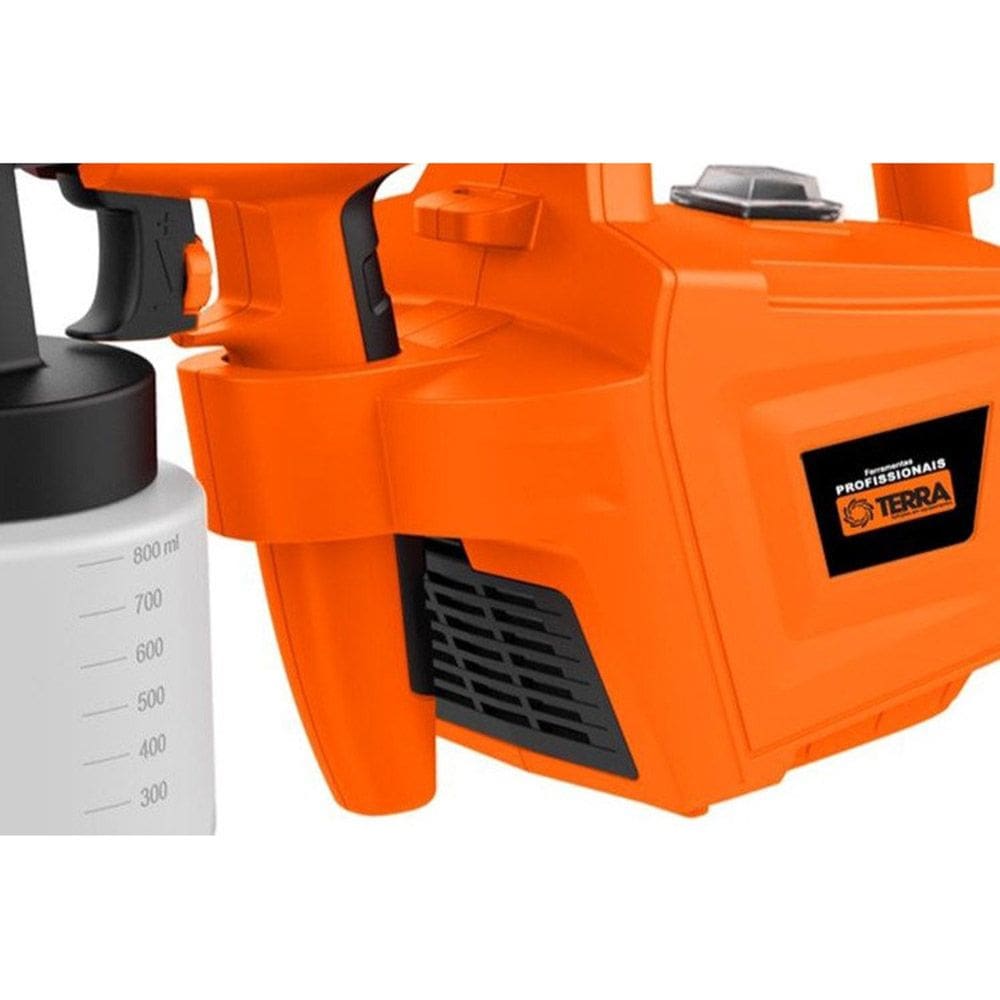 Aplicador de Pintura Elétrica HVLP Pulverizadora 650W TP650 Terra 110V