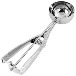 Colher De Sorvete Aço Inox 23 Cm Com Ejetor