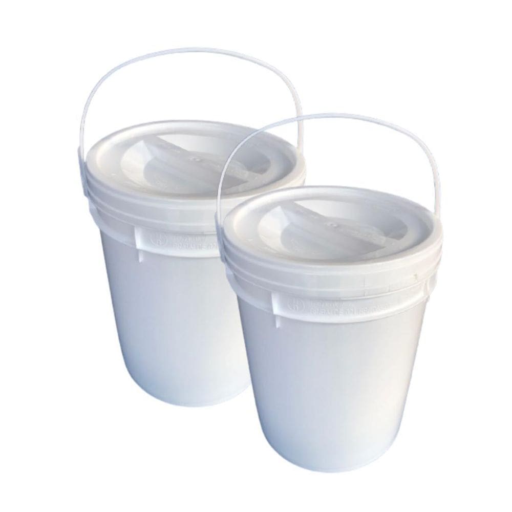 Baldes Para Armazenar 12 Litros Tampa Lacre - 3 Peças