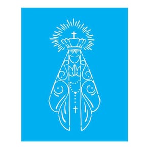 Stencil Tamako Nossa Senhora - 20X25Cm - Ref B511