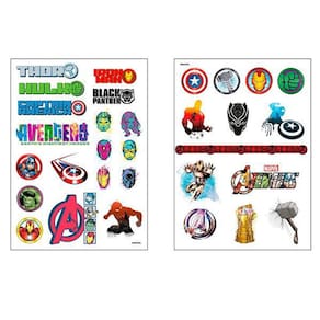 Tatuagem Infantil Avengers - Etitoys
