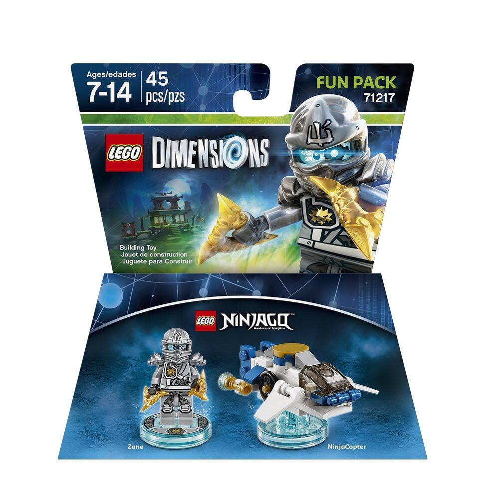 Pacote divertido LEGO Dimensions Ninjago Zane não específico para máquinas