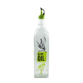 Galheteiro Porta Azeite Óleo com Dosador Em Vidro 750ml