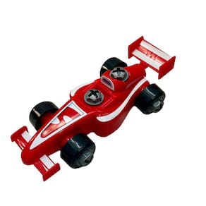 Kit Pit Stop Senninha Com Carrinho F1 De Montar 14 Peças