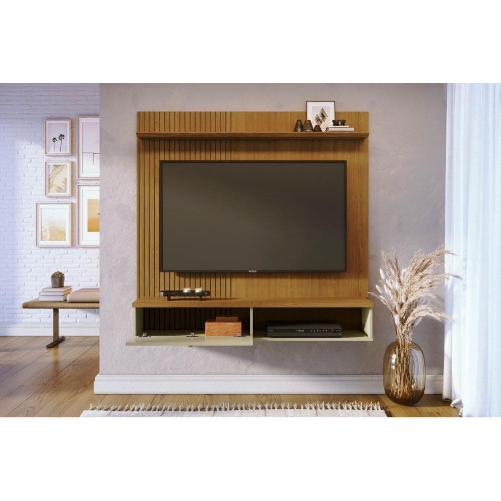 Painel Íris para TV de até 55 polegadas - Cumaru Opala - Madetec