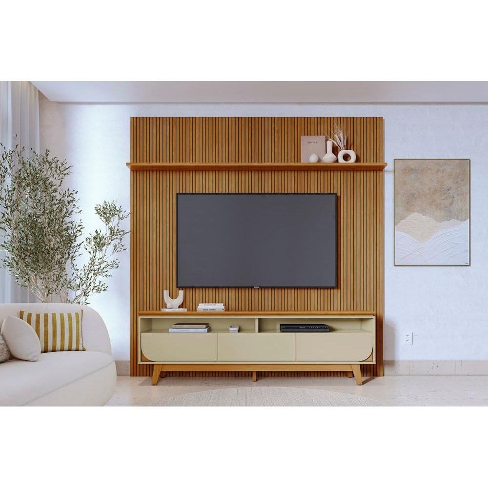 Home Luna para TV de até 75 polegadas - Cumaru Opala - Madetec