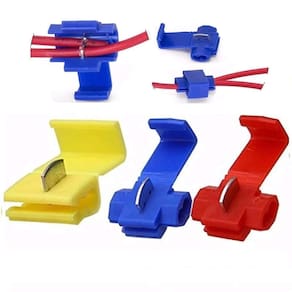 Kit 120 Conector Elétrico Derivação Emenda Fios 0,5Mm A 6Mm