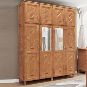 Guarda-Roupa 8 Portas 3 Gavetas Grécia Freijó Madeira Pinus - Cavazotto