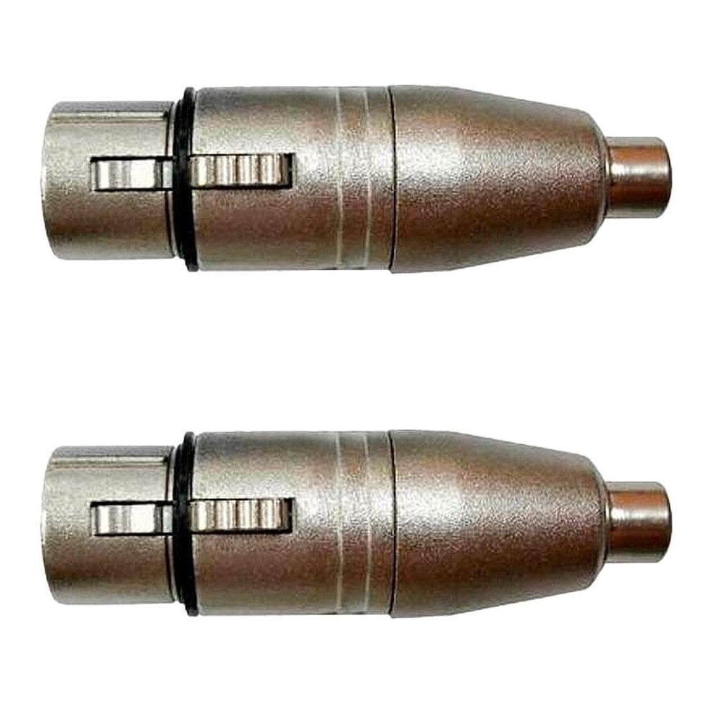 Adaptador Rca Fêmea P/Xlr 3P Fêmea Niq. Wc 244 Ad 02