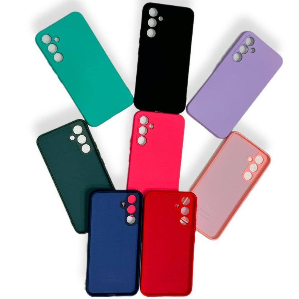 Capa Silicone + Película Samsung A15 2023 - Verde-água