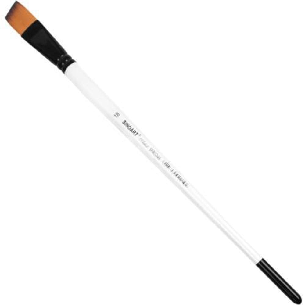 Pincel Chanfrado Artist Sinoart 18 Sfb0246 Cerdas Dual Color