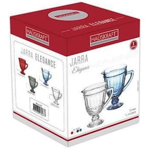 Jarra Elegance 1 Litros Vidro Pratica Azul Hauskraft