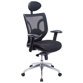 Cadeira Presidente Boss Design Tela Mesh - Estrela Alumínio