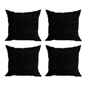 Jogo de Capas de Almofada em Microfibra Zaha 45cm x 45cm 4 peças - Rio Home