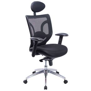 Cadeira Presidente Boss Design Tela Mesh - Estrela Alumínio