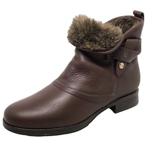 Bota Feminina Cano Baixo Salto Baixo Forro Lã Bottero 361703
