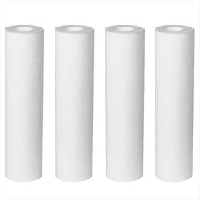 Kit 4 Filtro Refil Pou Cavelete Polipropileno Liso 9 3/4 20