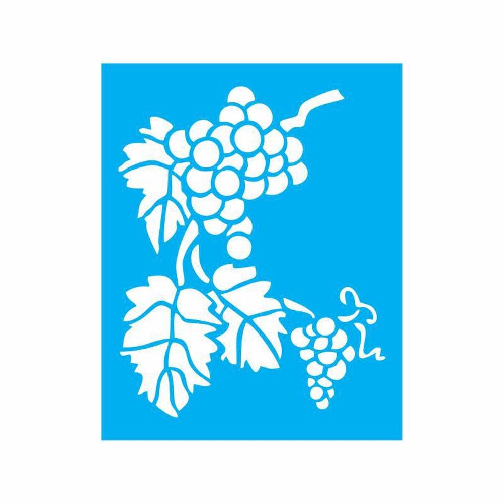 Stencil Tamako Uvas - 20X25Cm - Ref 9053
