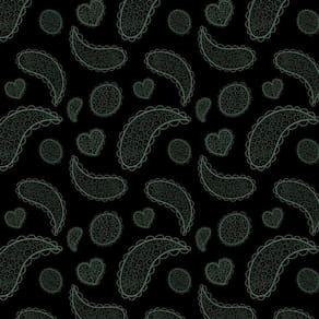 Papel De Parede Fundo Preto E Desenho Verde Autocolante Sala
